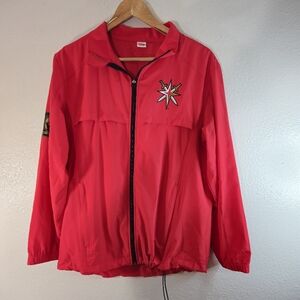 Vegas Golden Knights NHL Unisex Hockey Full Zip Red Member Exclusive Jacket
